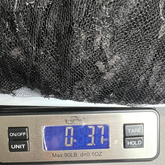 Women's Gothcore Whimsygoth Mystical Emo Babydoll Relaxed Black Lace Top Medium - Picture 10 of 10